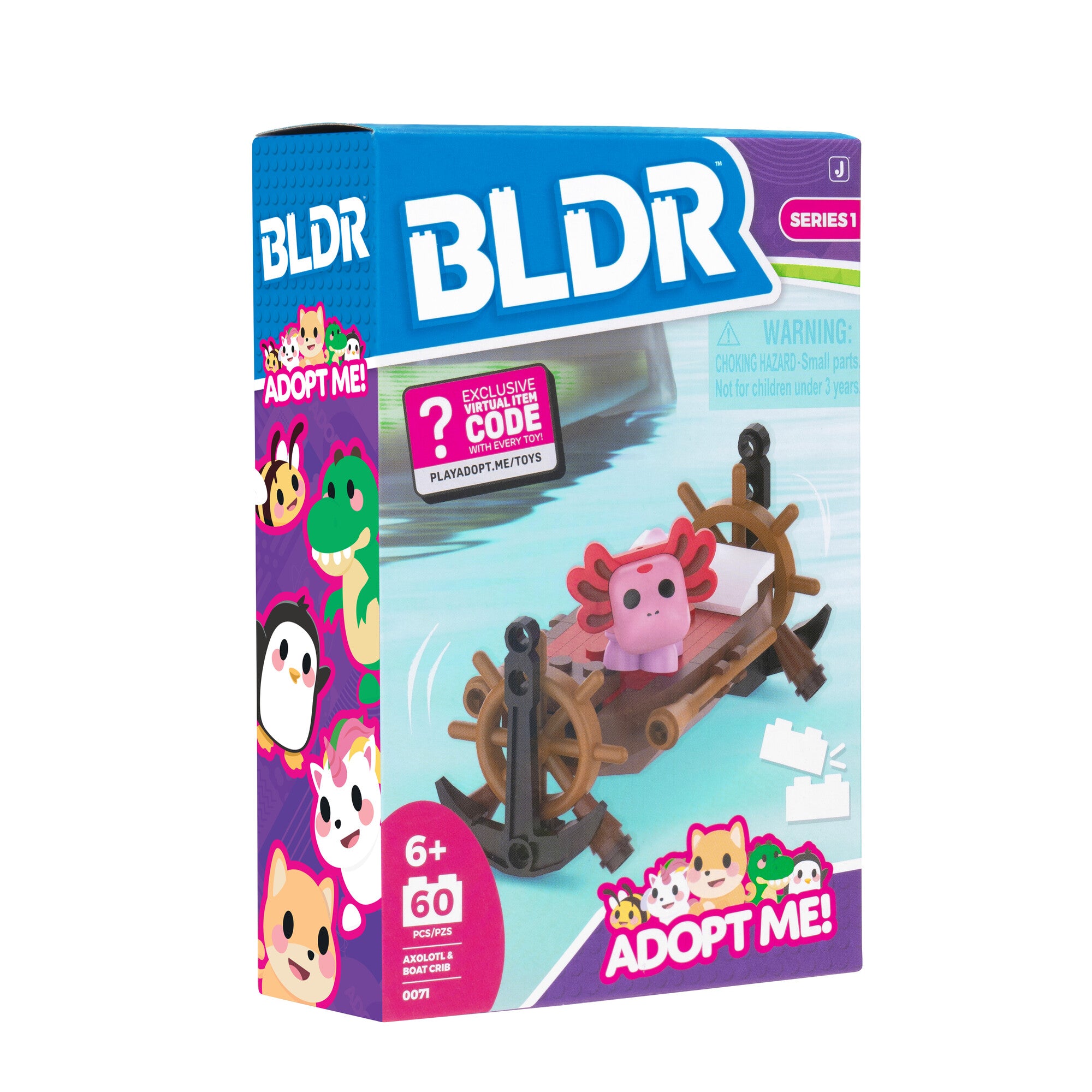 Adopt Me Axolotl & Boat Crib Building Set - Image 3