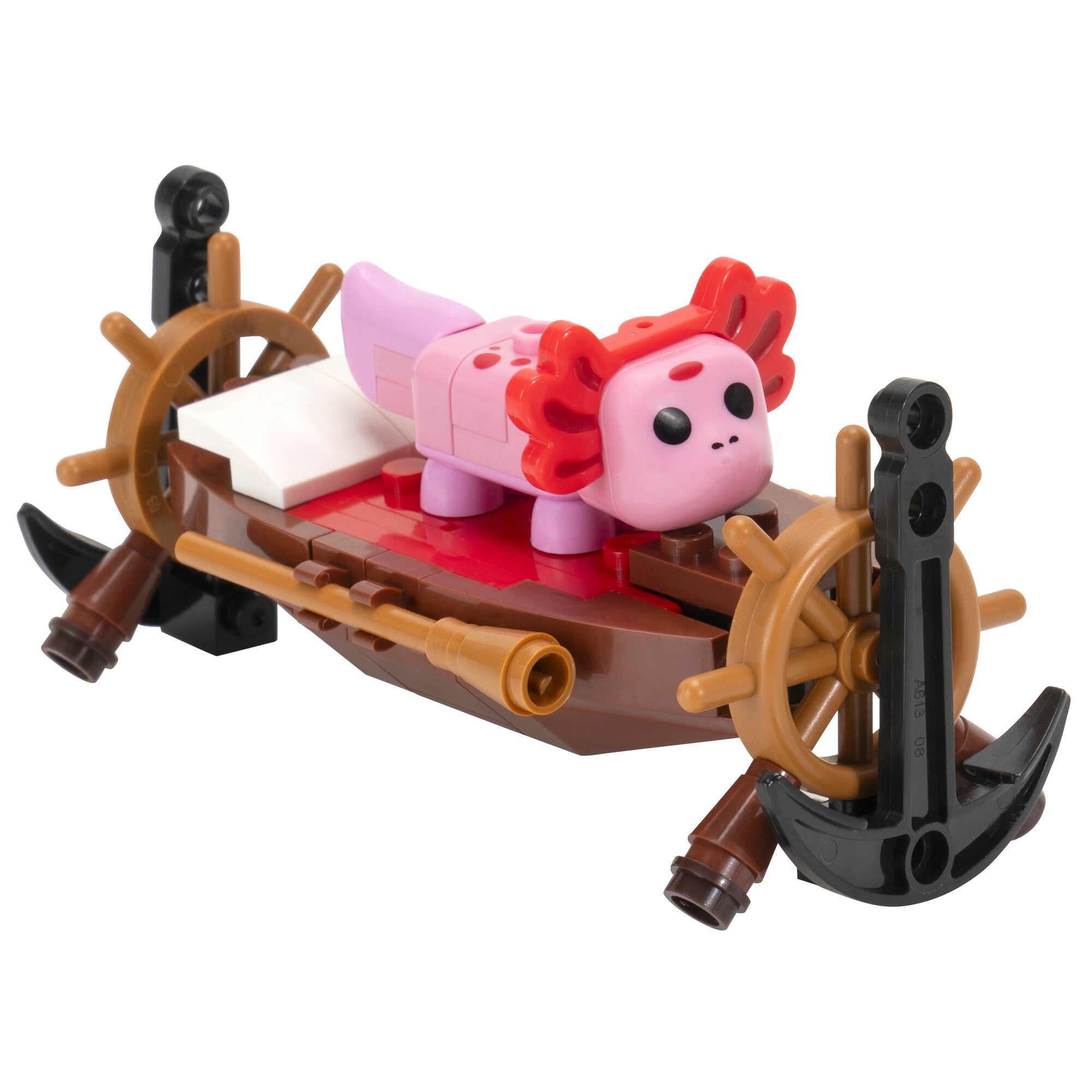 Adopt Me Axolotl & Boat Crib Building Set - Image 4