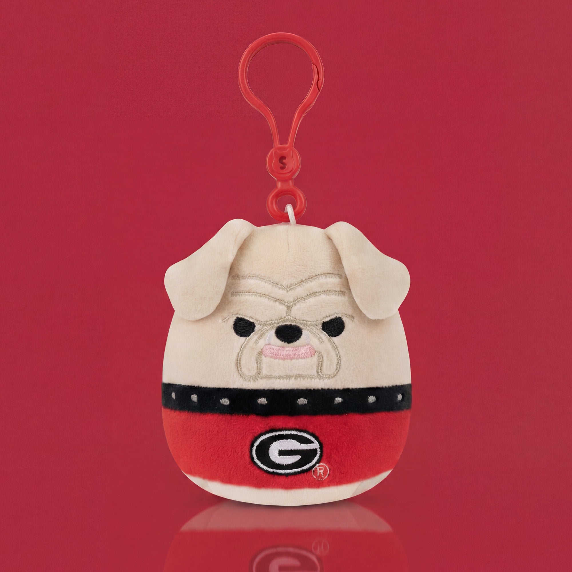 University of Georgia 3.5-Inch Hairy Dawg Plush Clip - Image 2