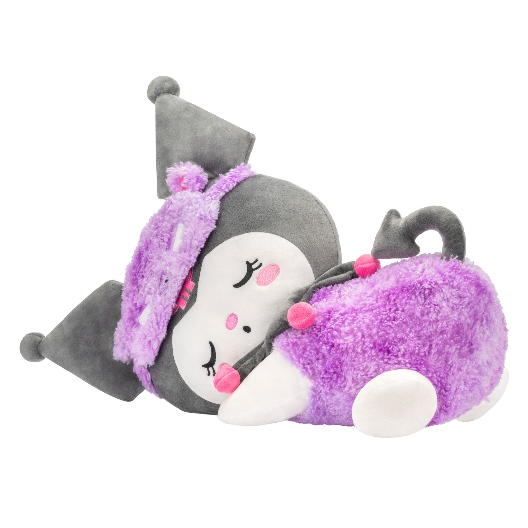 Hello Kitty and Friends 18-Inch Sleeping Plush - Kuromi - Image 2