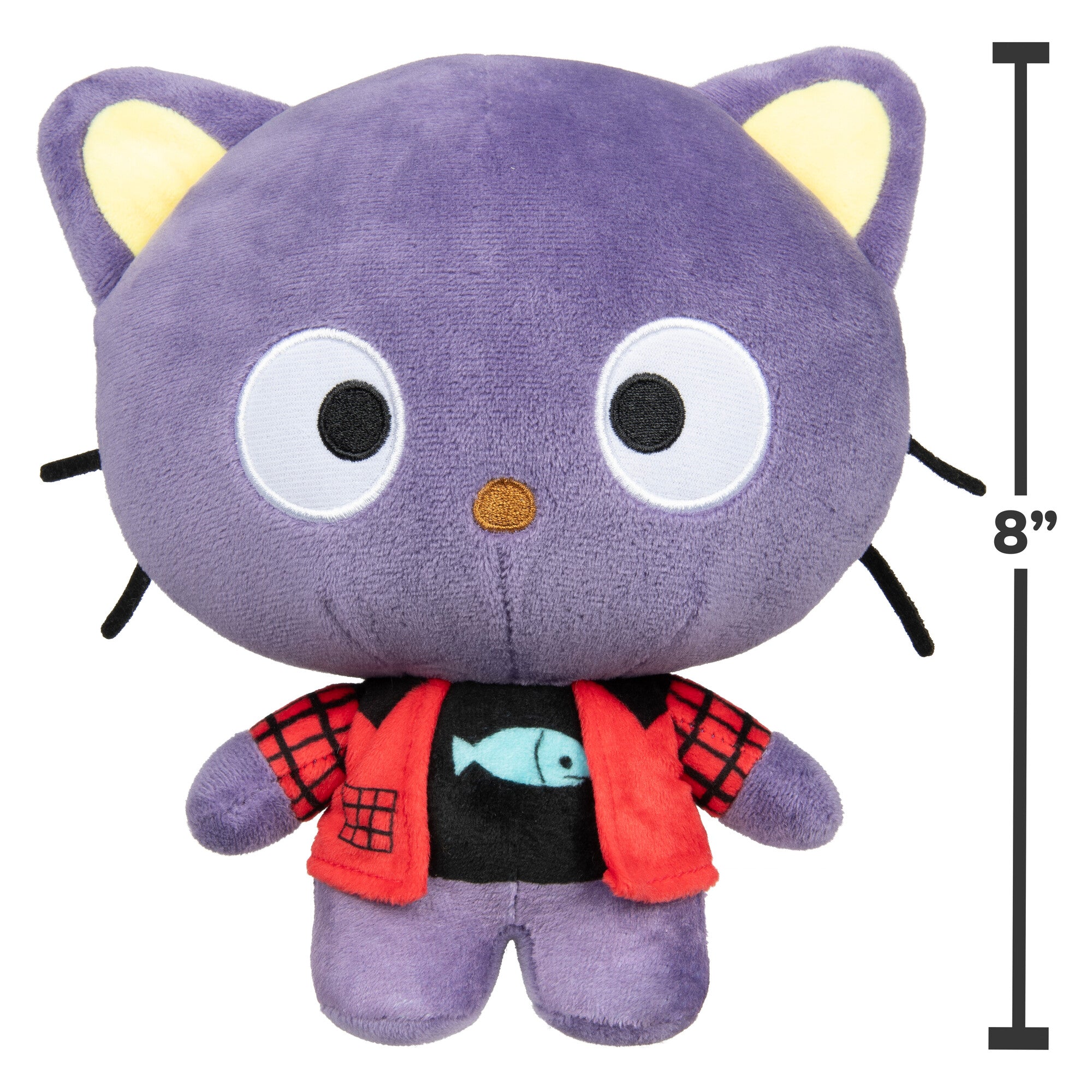 Hello Kitty and Friends Series 2 - Chococat 8-Inch Punks Plush - Image 4