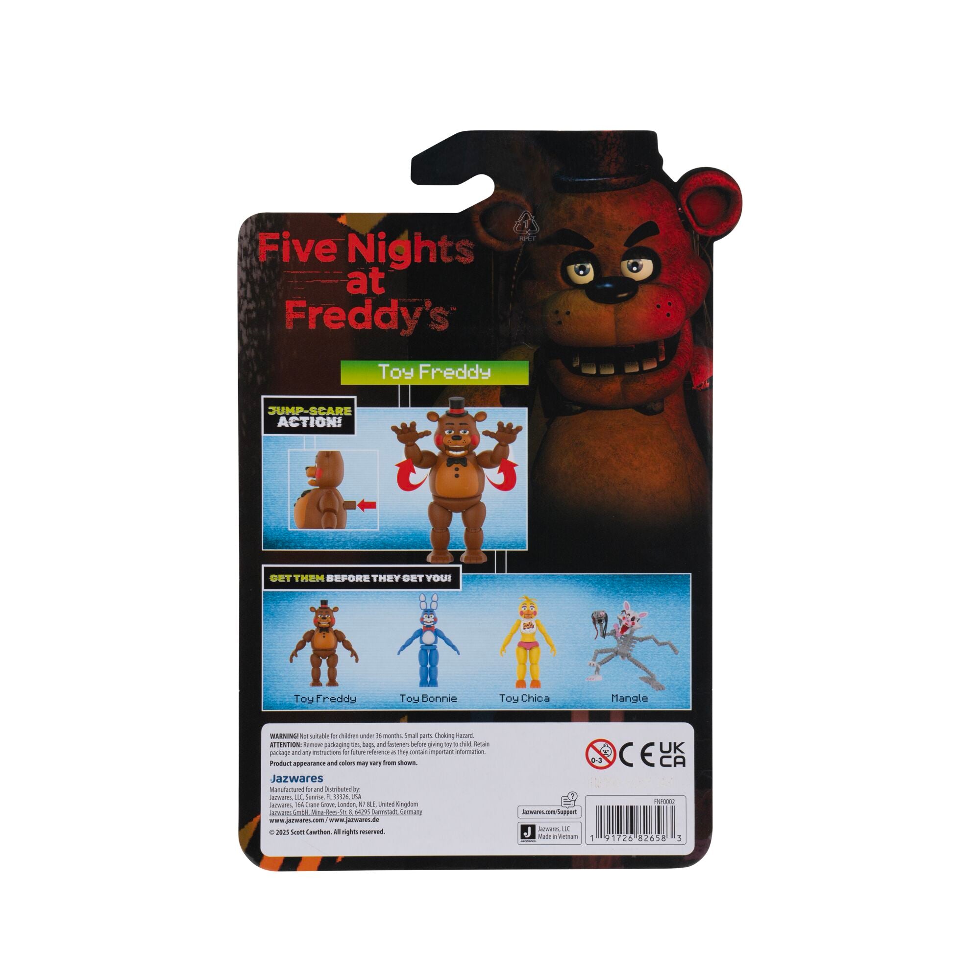 Five Nights at Freddy's Toy Freddy 5-Inch Articulated Figure - Image 7