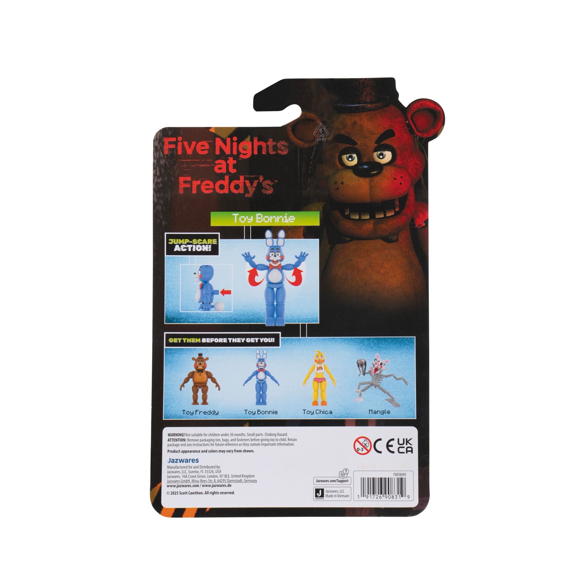 Five Nights at Freddy's Toy Bonnie 5-Inch Articulated Figure - Image 7