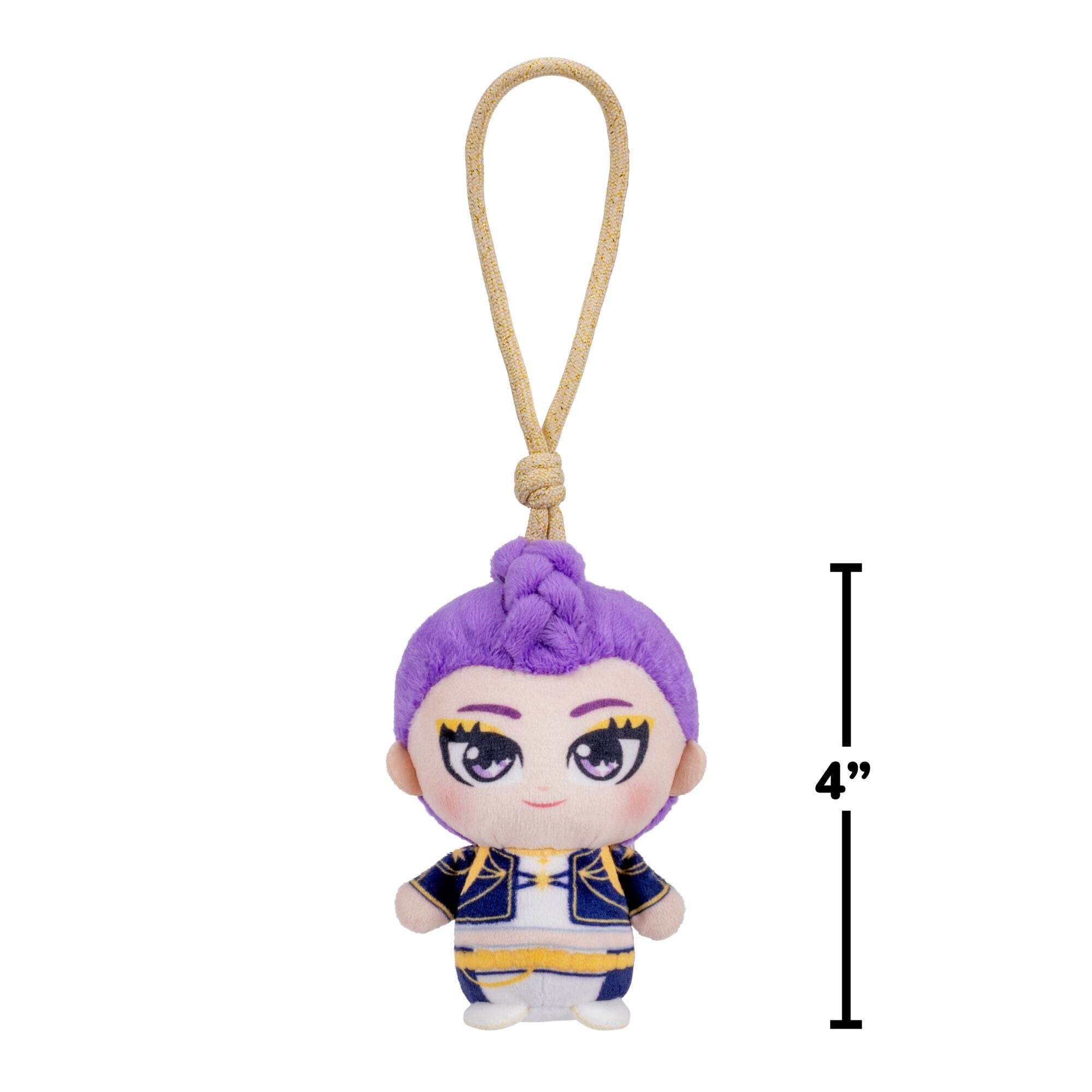 KPop Demon Hunters 3-Pack 4-Inch Clip-On Plush - Image 6