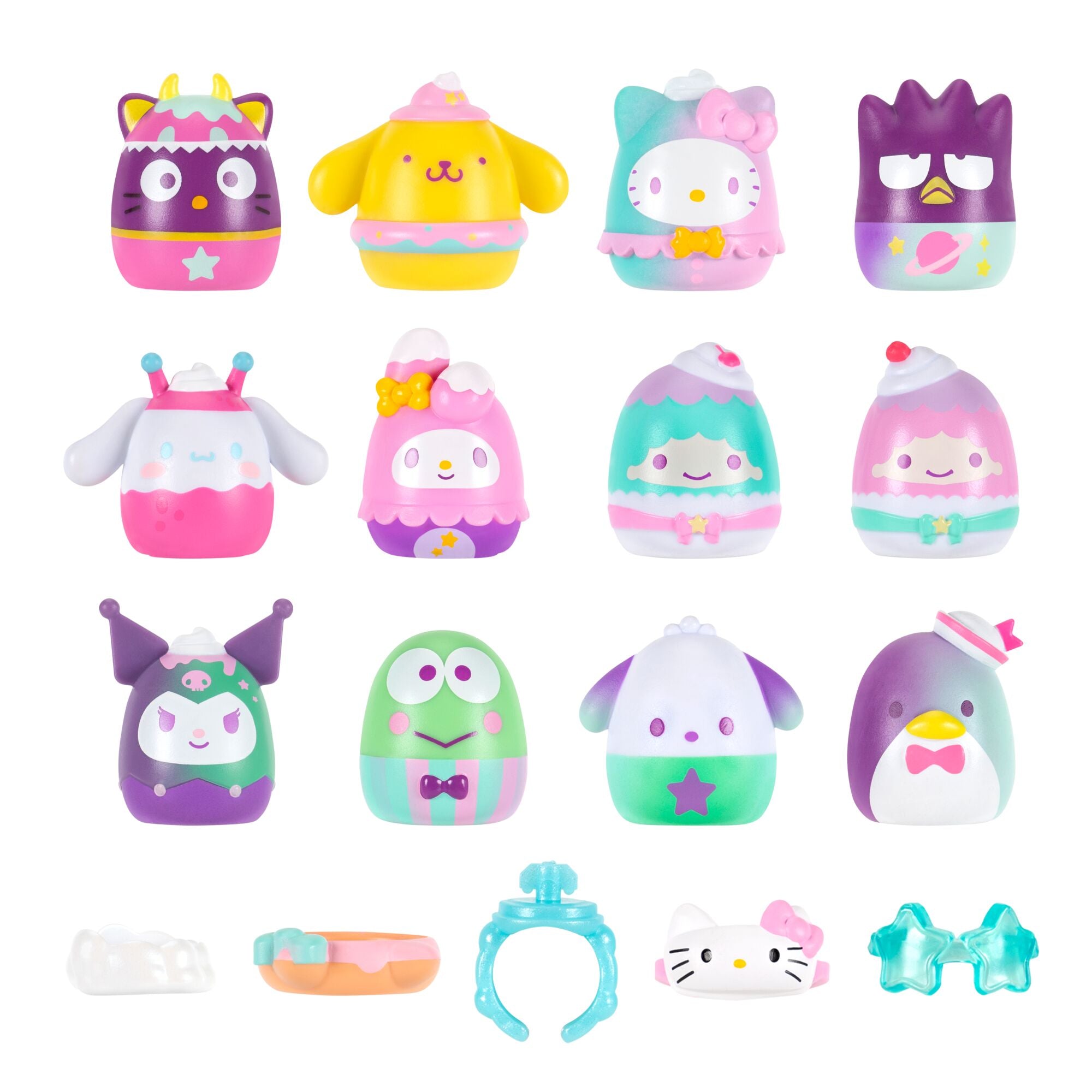 Squish-a-longs Hello Kitty and Friends Dreamland 12-Pack - Image 2