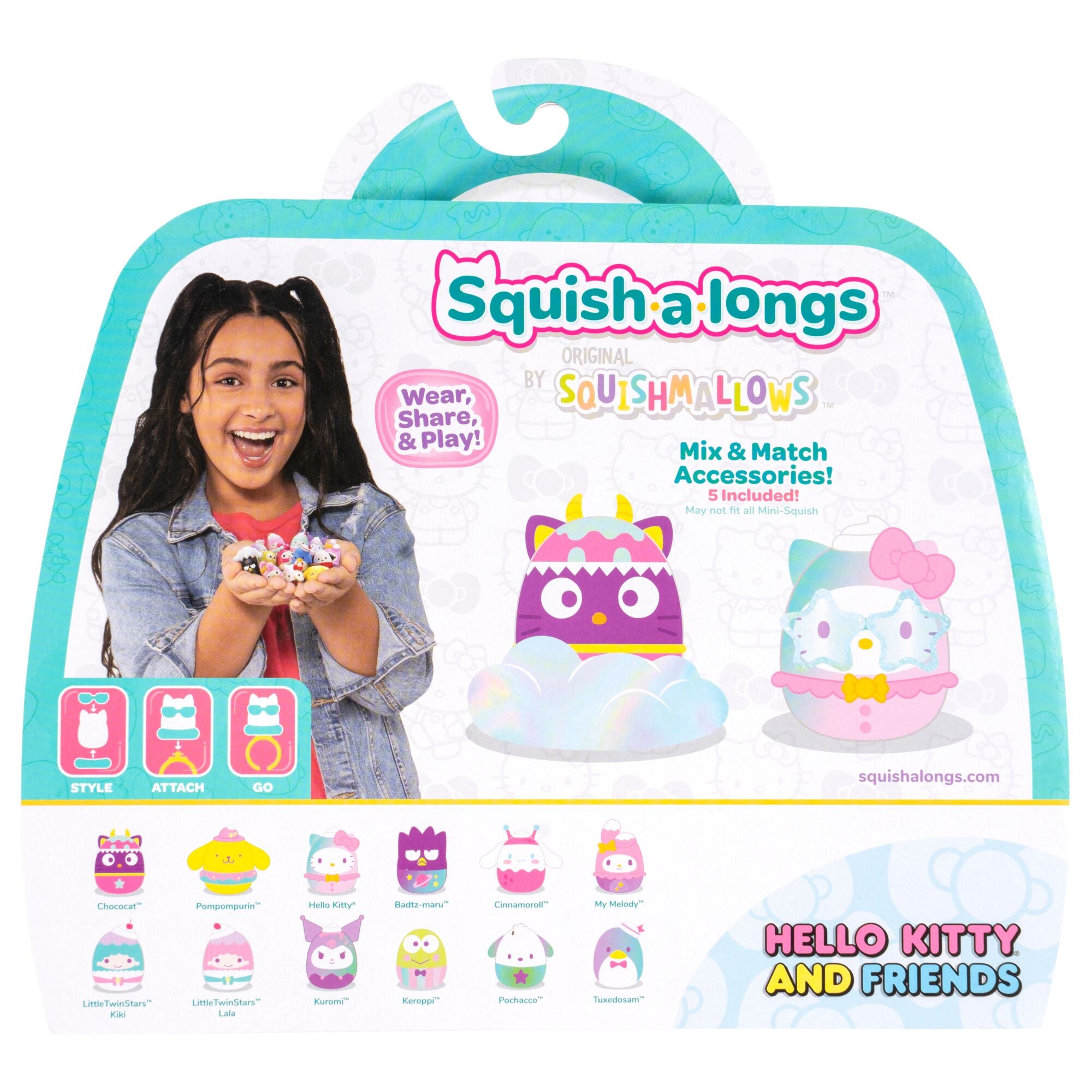 Squish-a-longs Hello Kitty and Friends Dreamland 12-Pack - Image 9