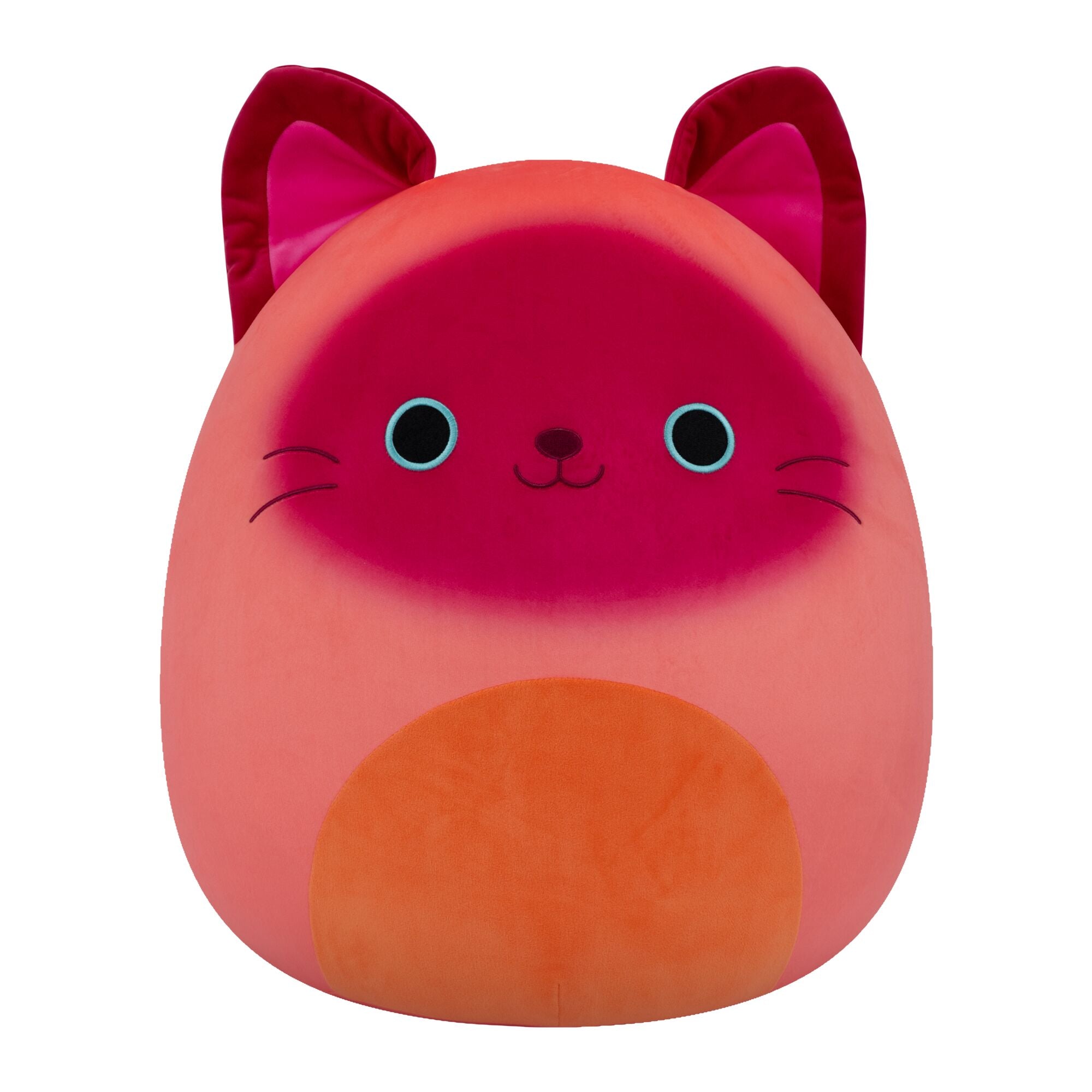 20-Inch Madisun the Orange and Maroon Siamese Cat