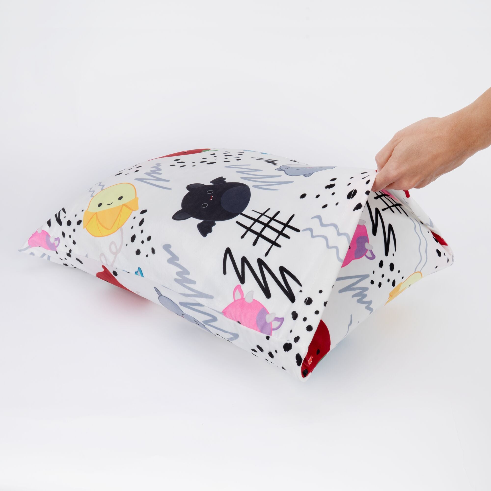 Squish Vibes White SquishPillow Pillowcase (Standard) - Image 3