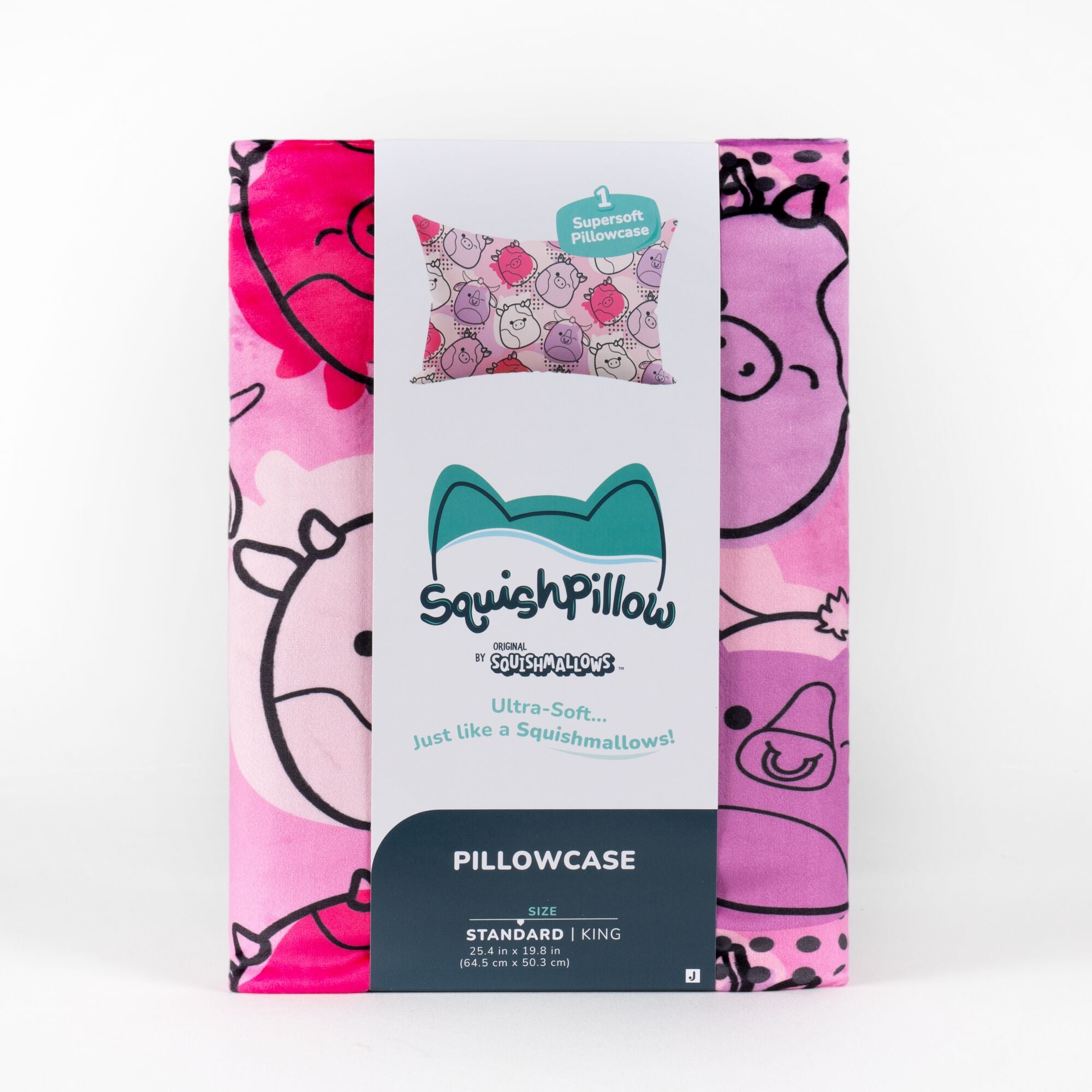 Comic Pop Pink SquishPillow Pillowcase (Standard) - Image 2