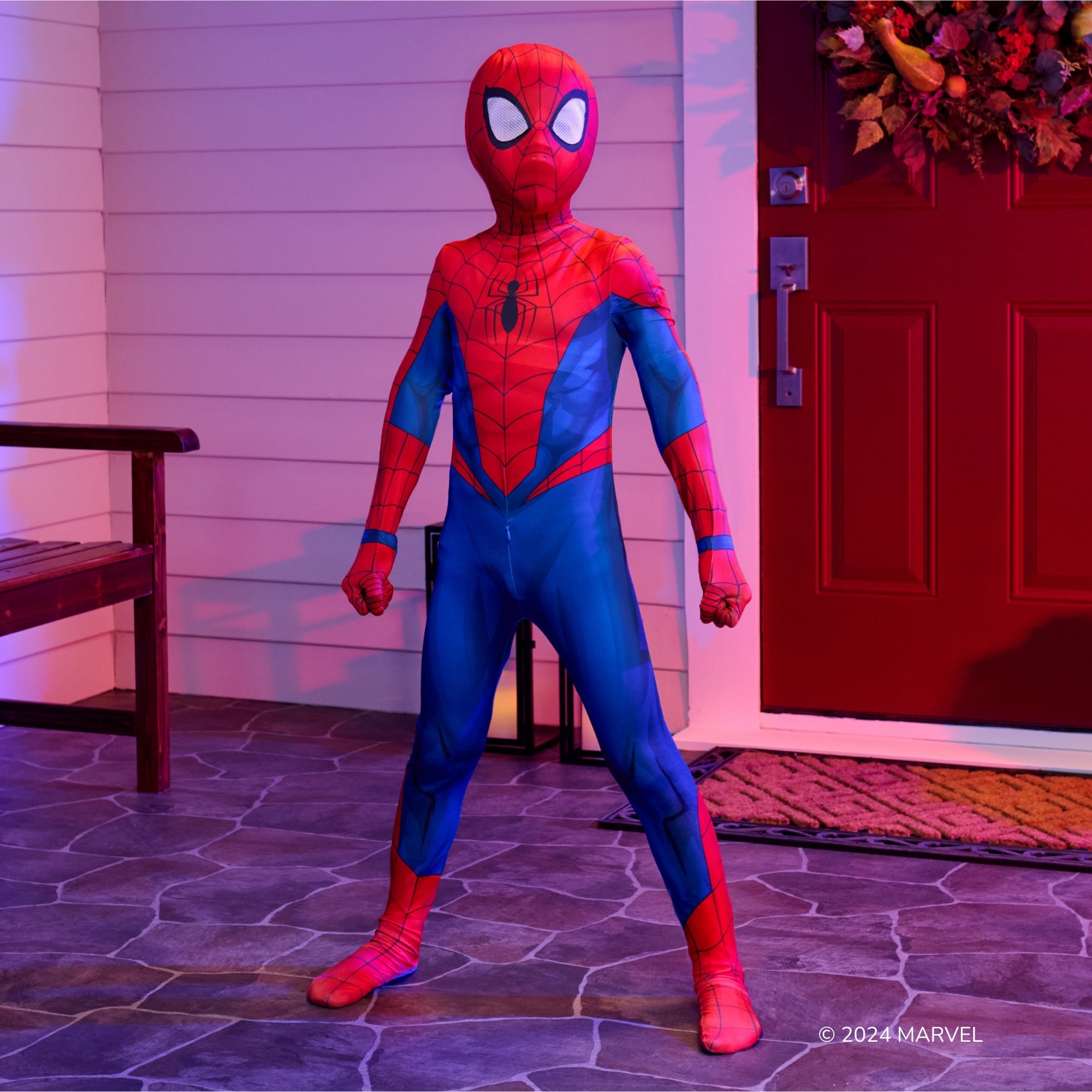 MARVEL Spider-Man Official Youth Deluxe Zentai Costume - Image 13