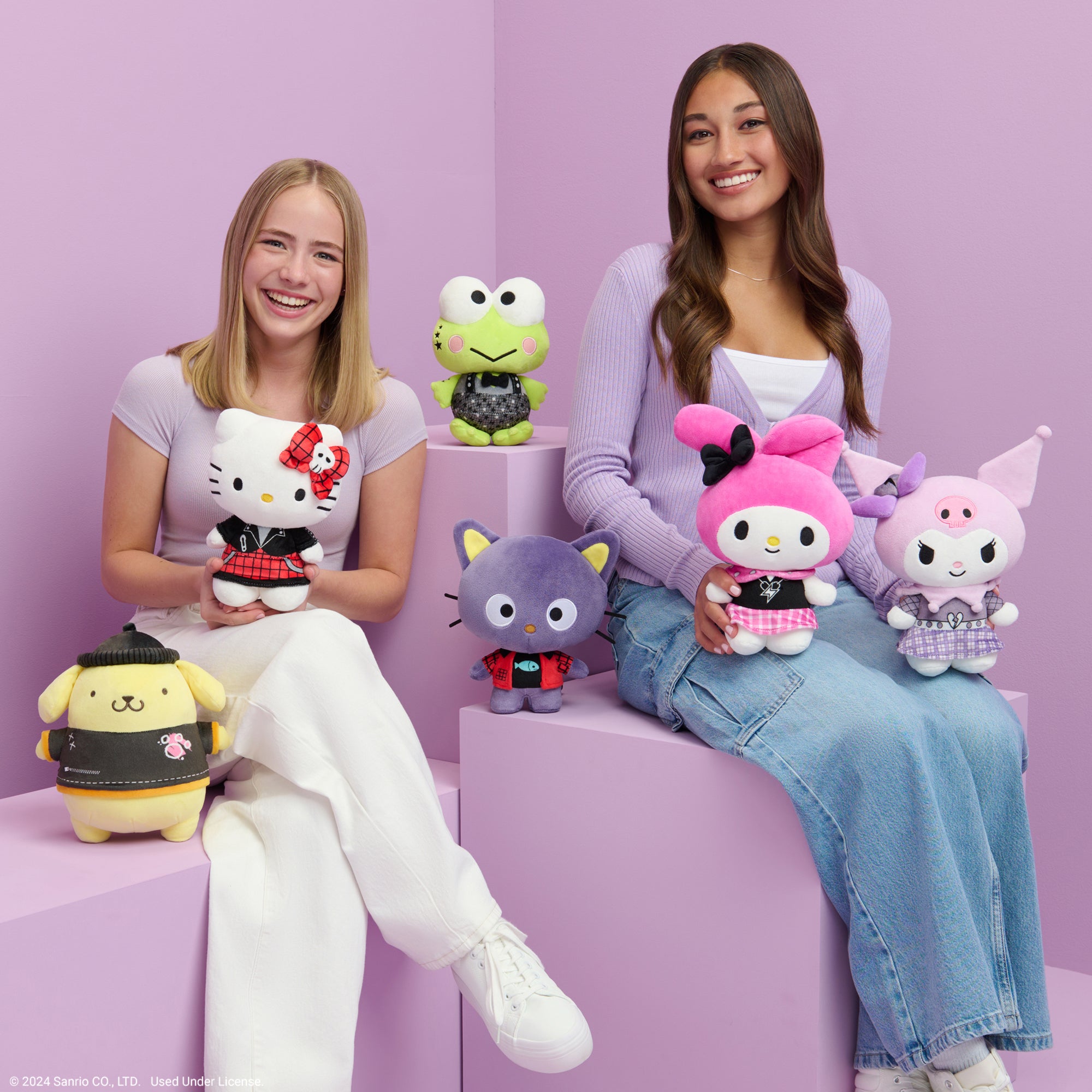 Hello Kitty and Friends Series 2 - Chococat 8-Inch Punks Plush - Image 5