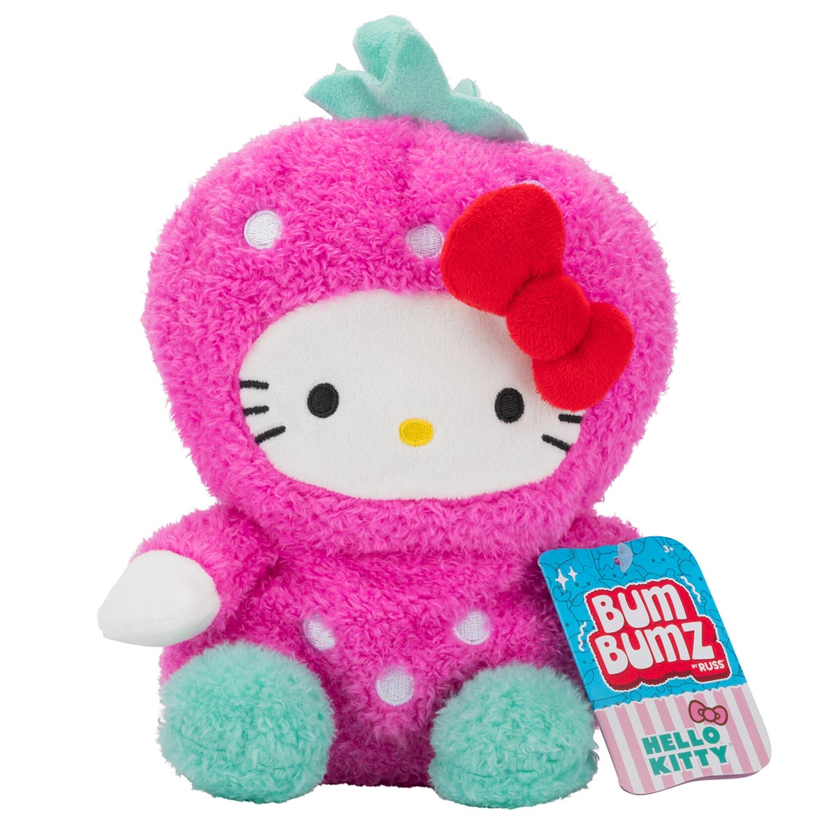 Hello Kitty and Friends Strawberry FruitBumz Plush - Image 4