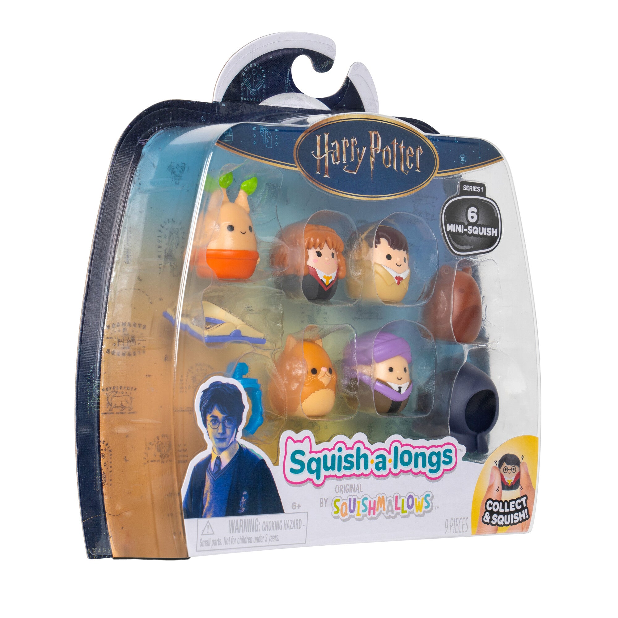 Squish-a-longs Harry Potter Mini-Squish and Accessory 6-Pack Style 1 - Image 7