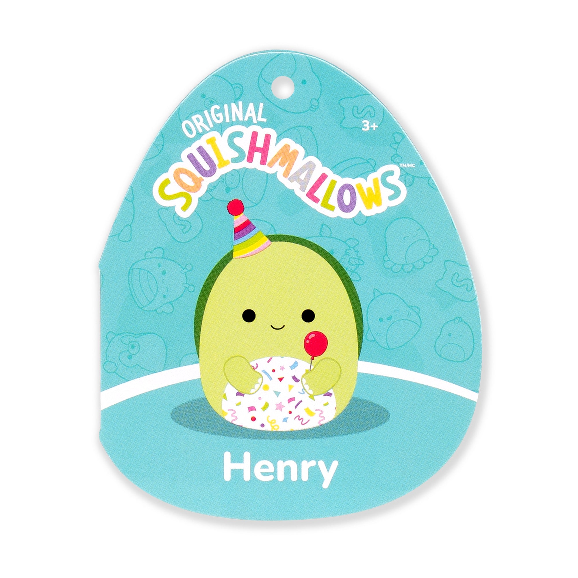 12-Inch Henry the Green Turtle with Birthday Hat Holding Balloon - Image 5