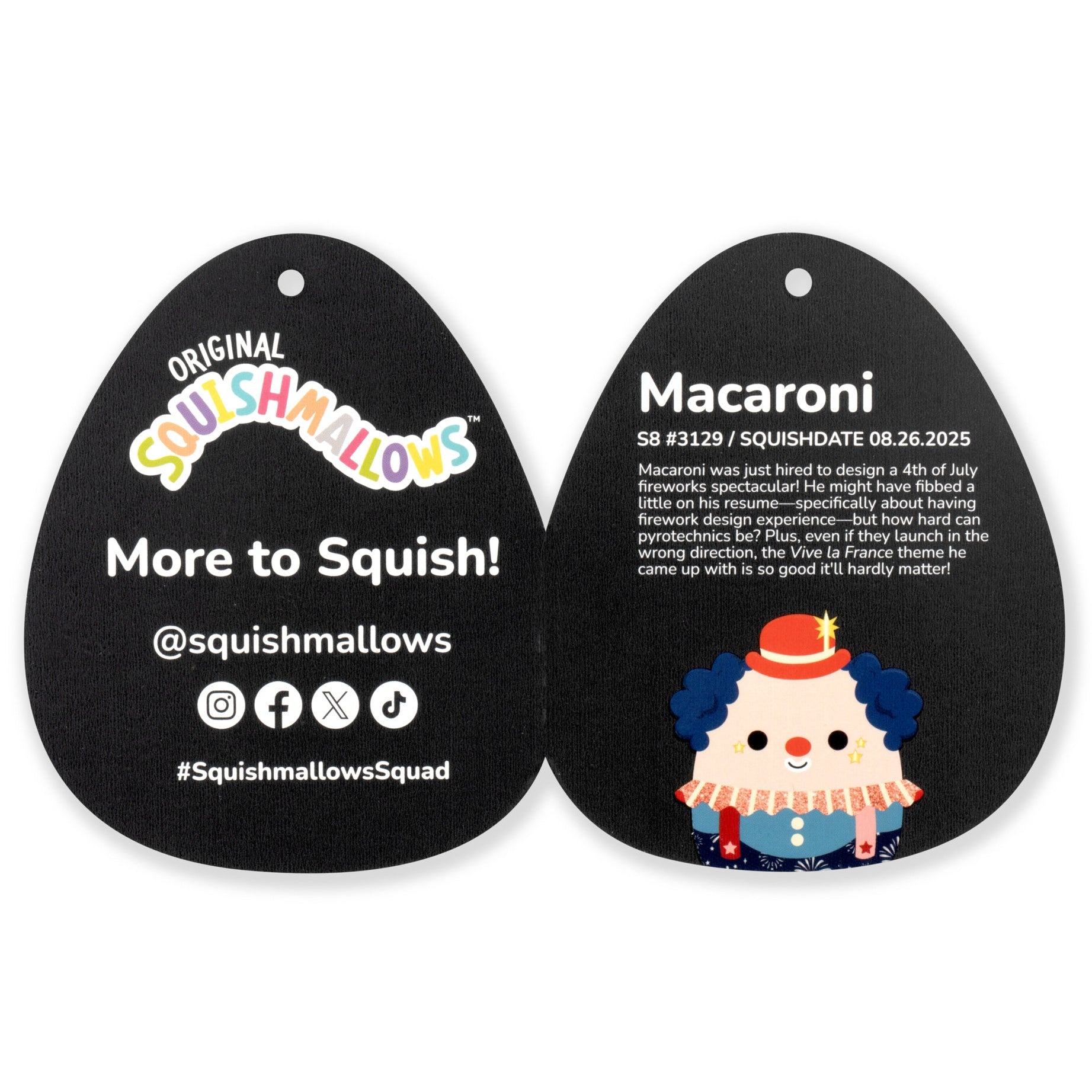 8-Inch Select Series Macaroni the Firework Clown - Image 7