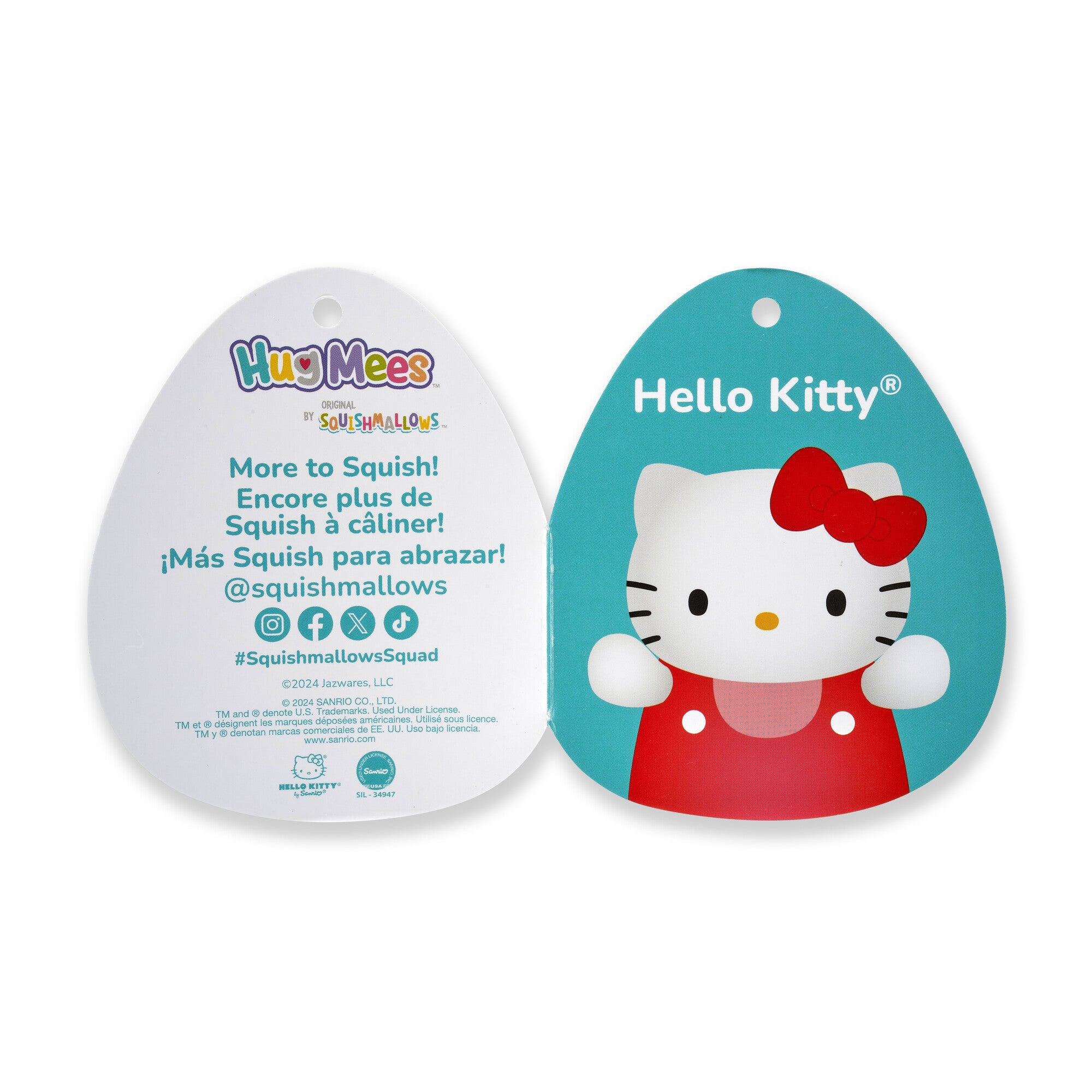 Hello Kitty and Friends 10-Inch Hello Kitty HugMees - Image 6