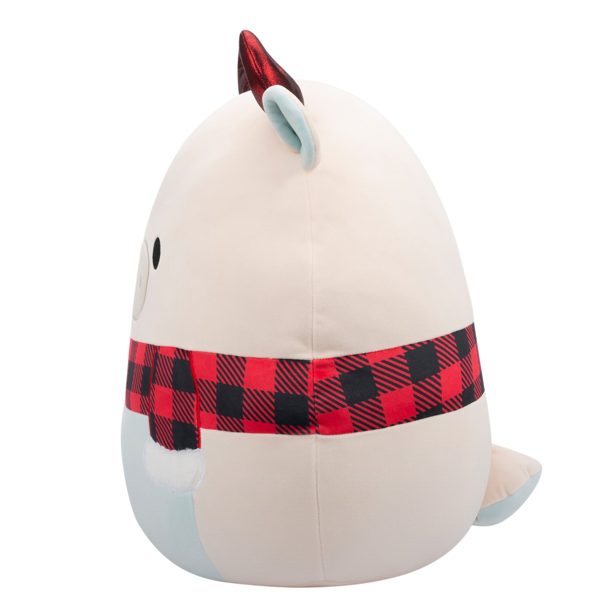 16-Inch Matthew the White Moose with Glitter Antlers - Image 3