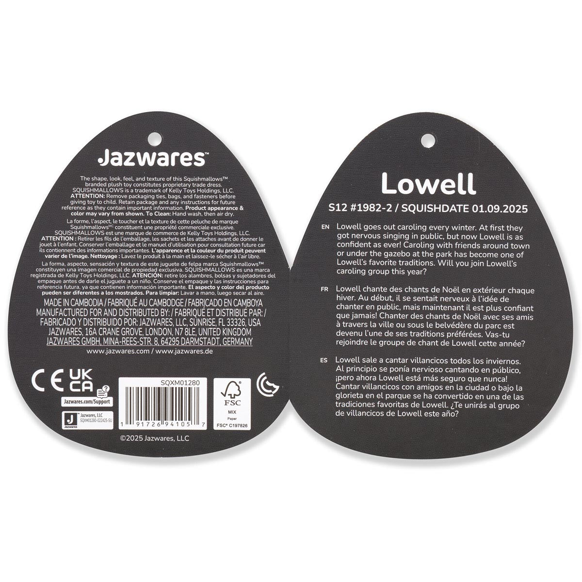 12-Inch Select Series Lowell the Two-Sided Naughty and Nice Gift Sack - Image 9