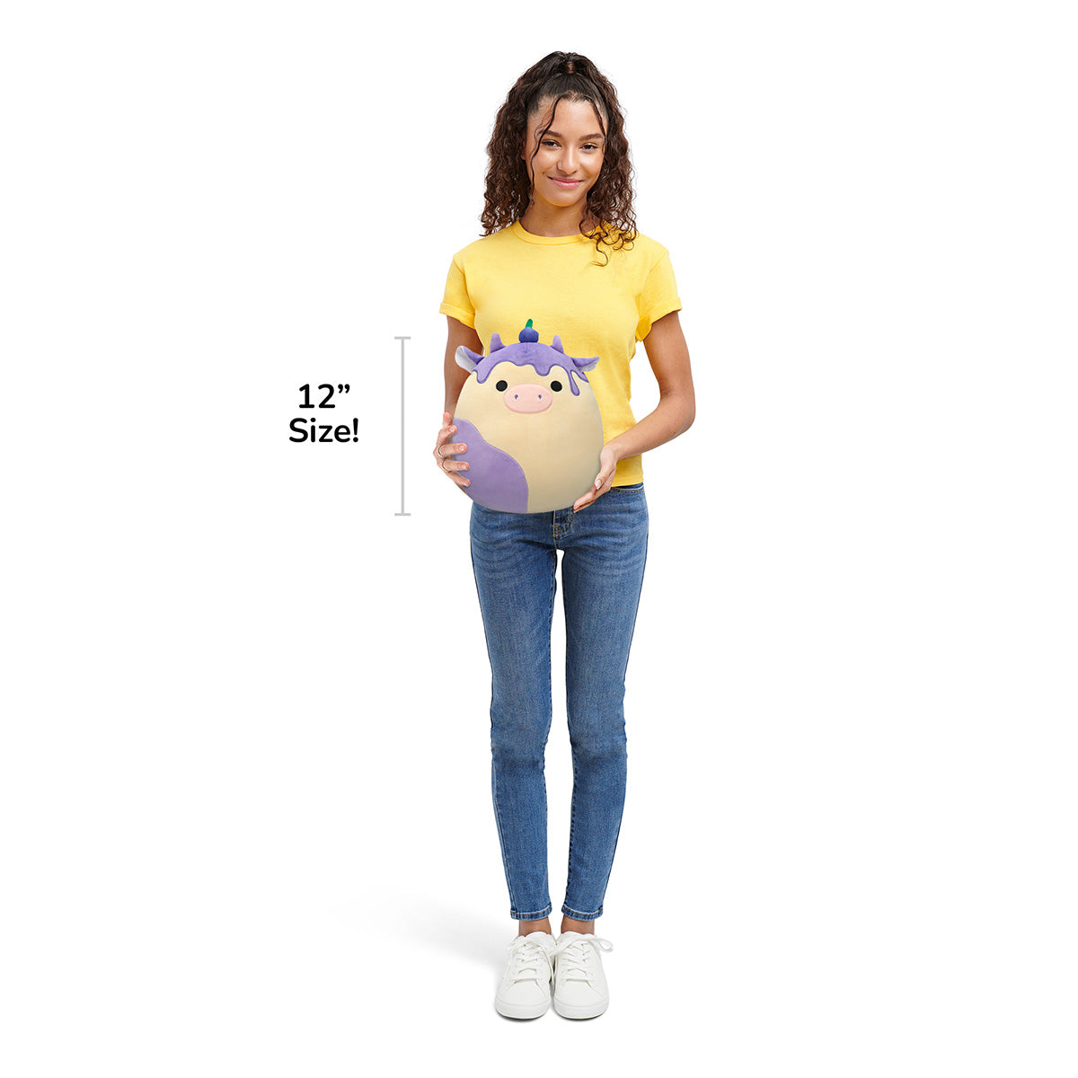 12-Inch Benito the Blueberry Cheesecake Cow - Image 7