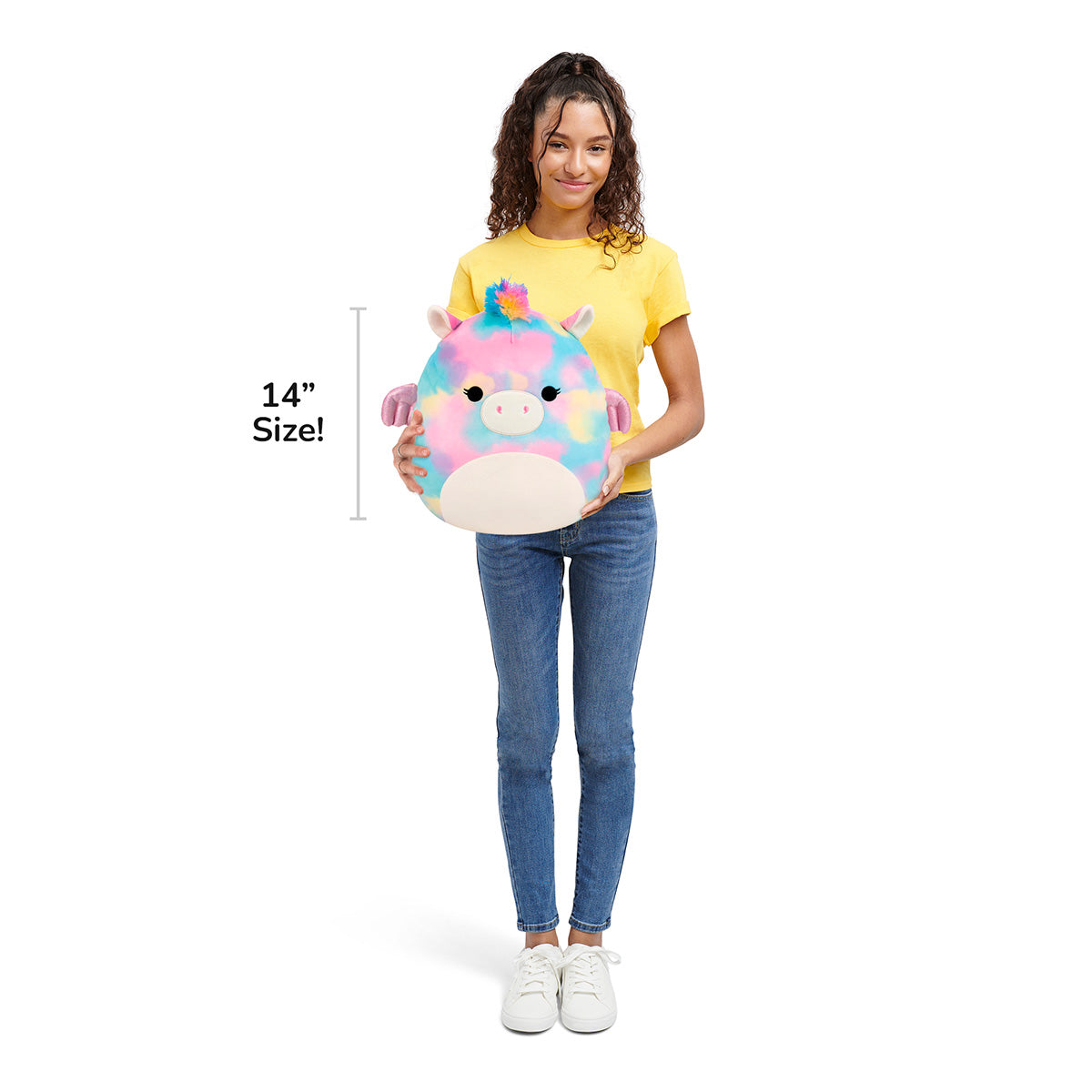 14-Inch Jaime the Rainbow Tie-Dye Pegasus - Image 7