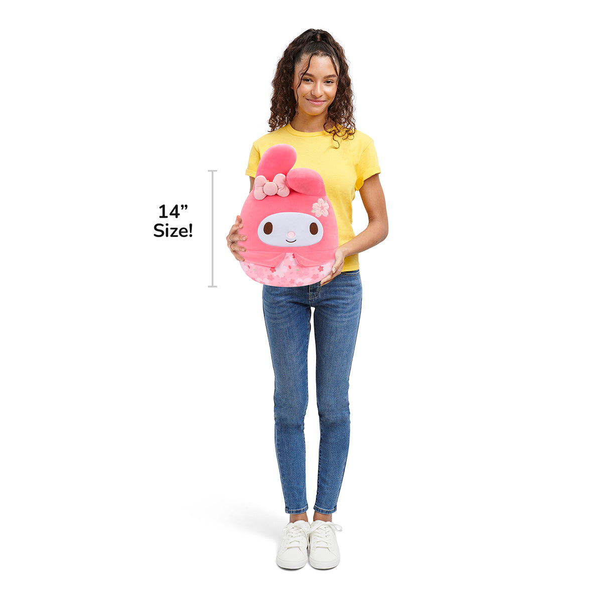 Hello Kitty and Friends 14-Inch My Melody Floral Print Squishmallows - Image 7