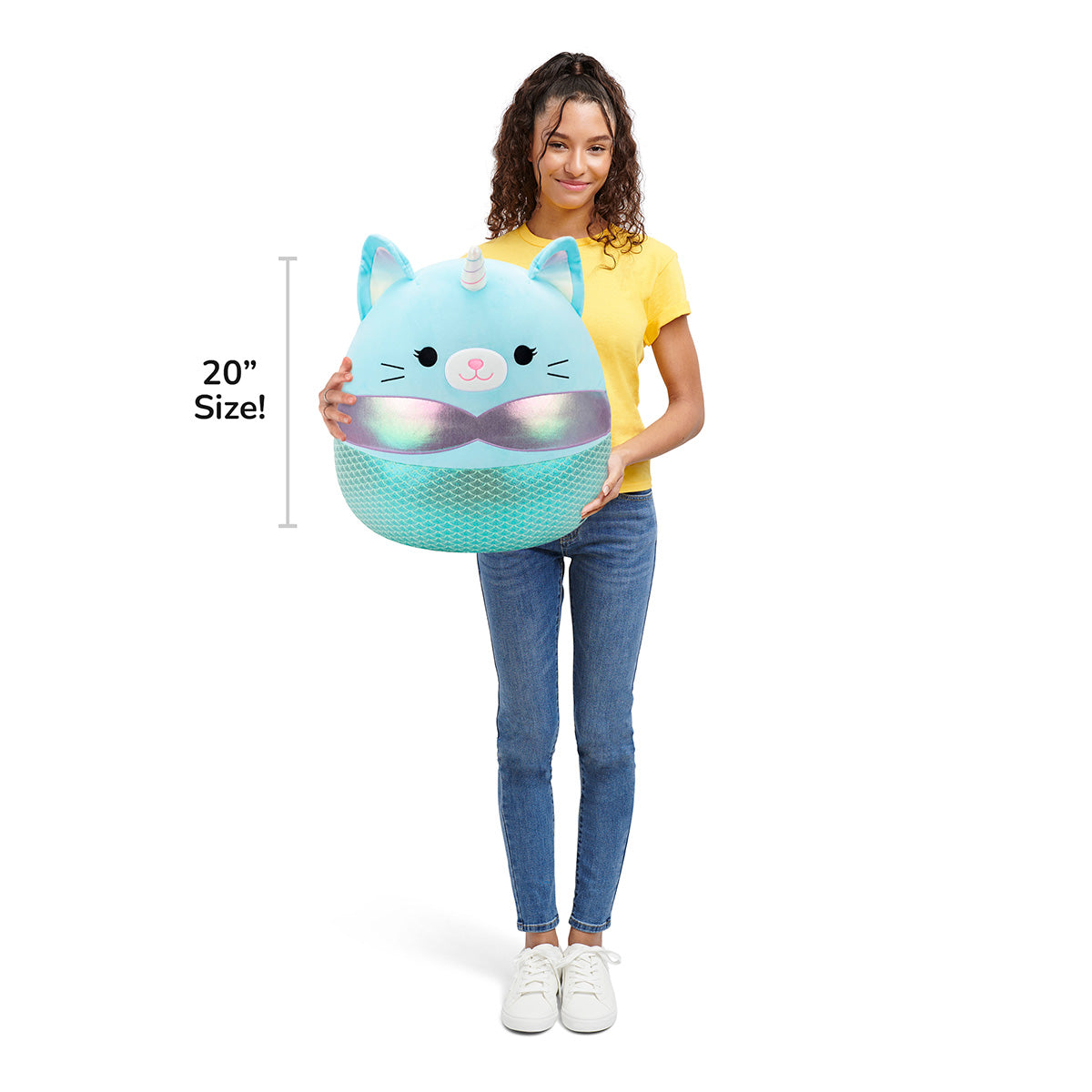 20-Inch Svetlana the Teal Caticorn Mermaid - Image 7
